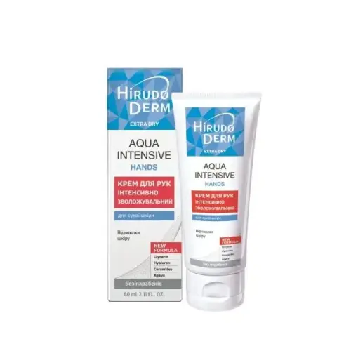 Біокон Крем для рук Hirudo Derm Extra Dry Aqua Intensive Hand Інтенсивно зволожувальний, 60мл