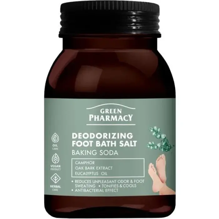 Green Pharmacy Сіль для ванни ніг Deodorizing Foot Bath Salt Дезодоруюча, 400г