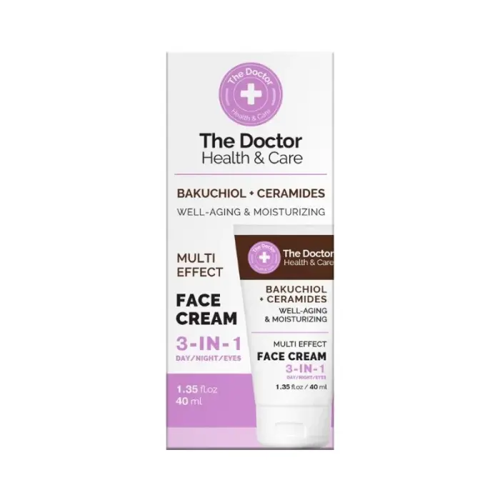The Doctor Health & Care Крем для лица Bakuchiol + Ceramides Face Cream 3в1, 40мл