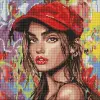 Алмазна мозаїка - "Сучасна Червона шапочка" ©art_selena_ua, 40х40см