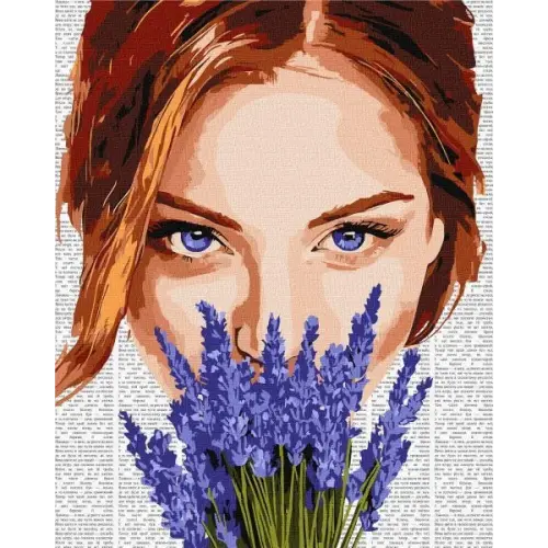 Картина за номерами - "Барвиста поезія: Лаванда" ©art_selena_ua, 40х50см