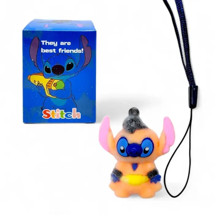 Игрушка велюровая, брелок "Стич" сюроприз в коробке, 5 см