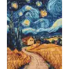 Алмазна мозаїка - "Українська ніч" ©art_selena_ua, 40х50см