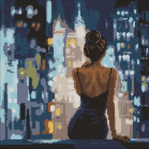 Алмазна мозаїка - "Кінець вечірки" ©art_selena_ua, 40х40см