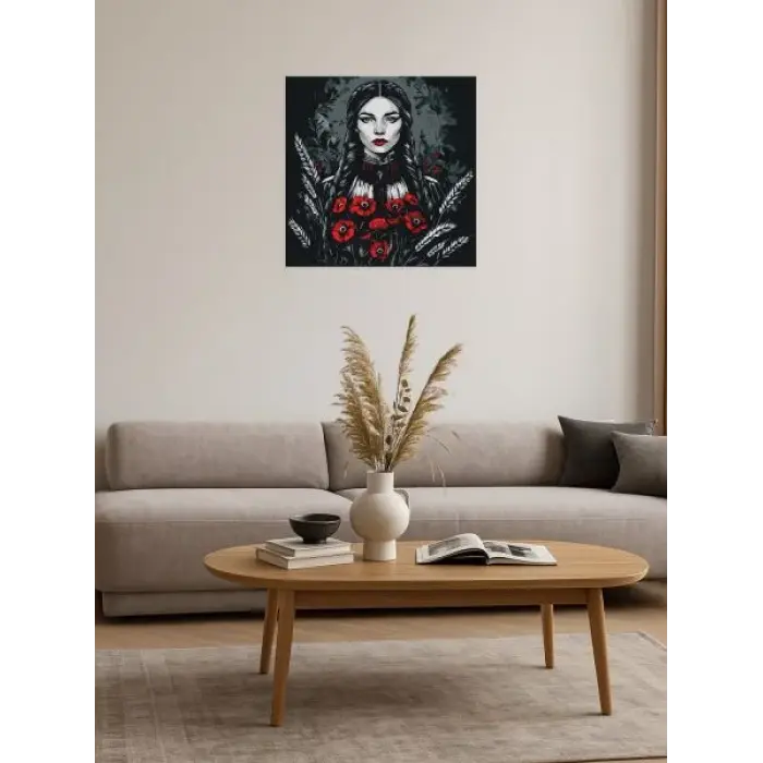 Картина за номерами - "Жіноча сила" ©art_selena_ua, 40х40см