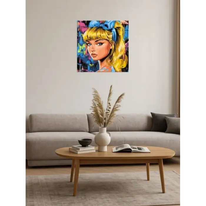 Картина за номерами - "Сучасна Попелюшка" ©art_selena_ua, 40х40см