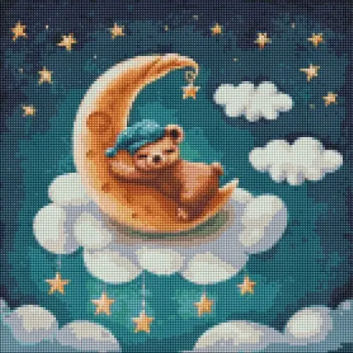 Алмазна мозаїка - "Казкова ніч" ©Elena Schweitzer, 40х40см