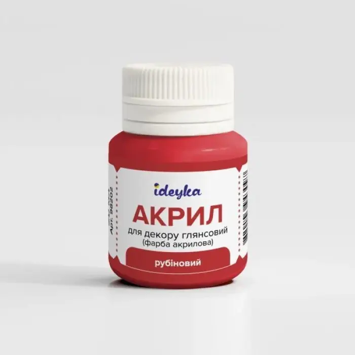 Акрил для декора - Рубиновый