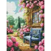 Алмазна мозаїка - "Квітковий сад" ©art_selena_ua, 30х40см