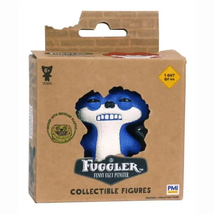 Коллекционная фигурка "Fuggler/Фуглер" СИНЯЯ ПОДОЗРИТЕЛЬНАЯ ЛИСА, 7-8 СМ