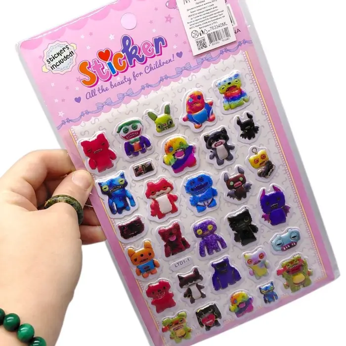 Наліпки декоративні "Фуглери" мікс