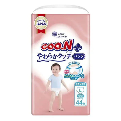 Трусики-підгузки Goo.N Plus для дітей (розмір 4(L), 9-14 кг, 44 шт.)
