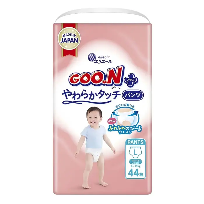 Трусики-подгузники Goo.N Plus для детей (размер 4(L), 9-14 кг, 44 шт.)