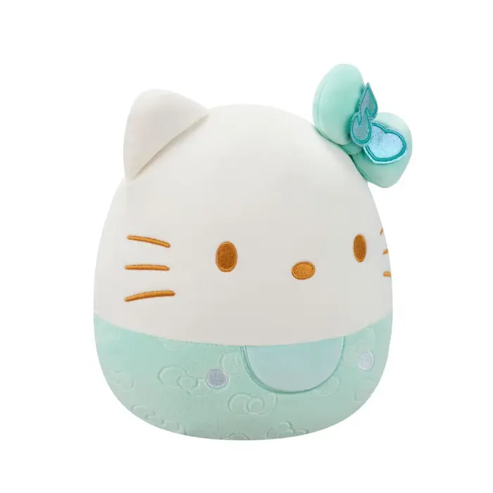 М'яка іграшка Squishmallows – Хелоу Кітті у смарагдовому (20 cm)