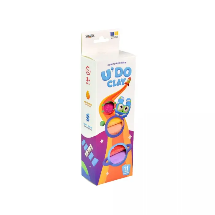 Набір для творчості UDO Clay 11 шт, брикет 10 г (КОСМОС)