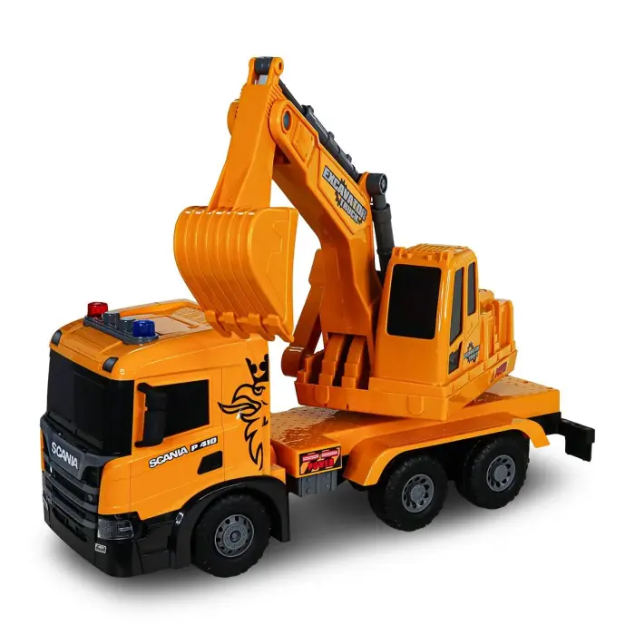 Автомодель серии Super Big Truck – Экскаватор Scania (свет, звук)