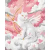 Картина по номерах "Котячий Купідон" 40х50см