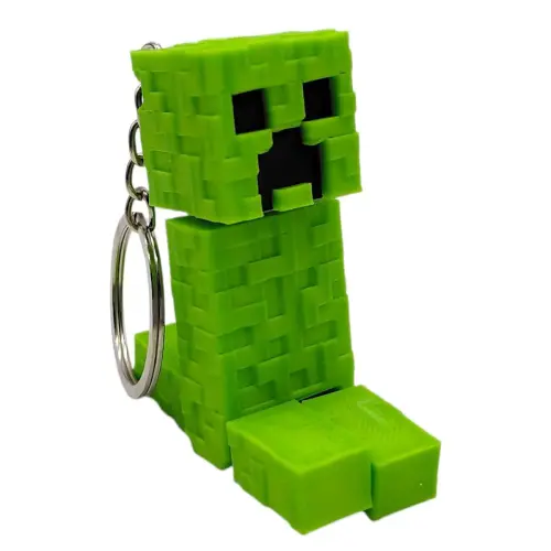 Брелок 3d друк "Minecraft: Кріпер"