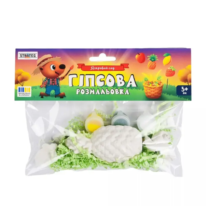 Гипсовая раскраска "Яркий сад" (микс видов)
