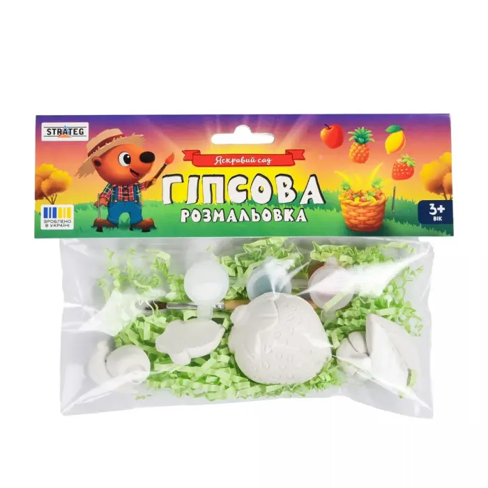 Гипсовая раскраска "Яркий сад" (микс видов)