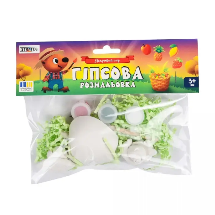 Гипсовая раскраска "Яркий сад" (микс видов)