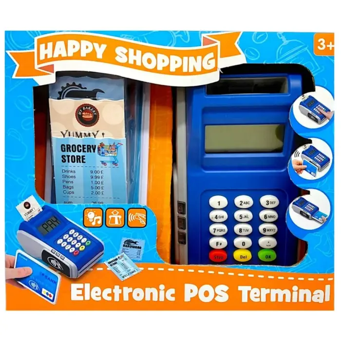 Іграшковий POS-термінал для карток (6х14х16,5)