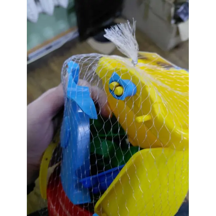 Уцінка. Пісочний набір "Млин 4" (млин, відерце, лопатка, сито, 2 пасочки) - ПОЛАМАНА ВЕРХНЯ ЧАСТИНА