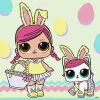 Набор для росписи по номерам для детей "L.O.L. Surprise! Spring Bling HOPS and KITTEA" 30х30см