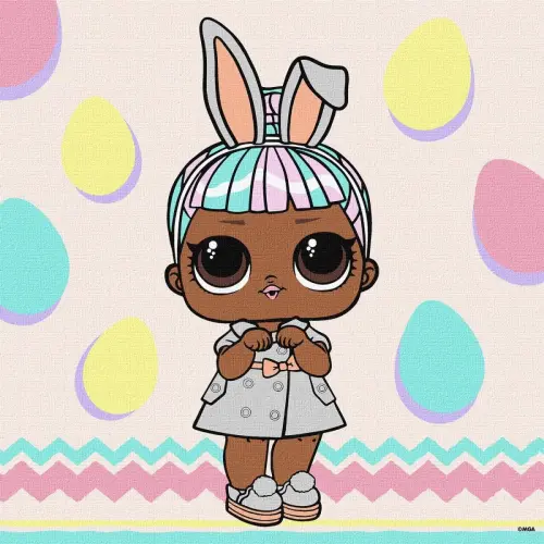 Набір для розпису по номерах для дітей "L.O.L. Surprise! Spring Bling CARATS" 30х30см