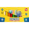 Пластилін круглий з блискітками 12 кольорів