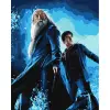 Картина за номерами з фарбами металік "Harry Potter: Гаррі та Дамблдор" 40х50см