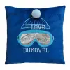 Стильна подушка-сувенір I love Bukovel