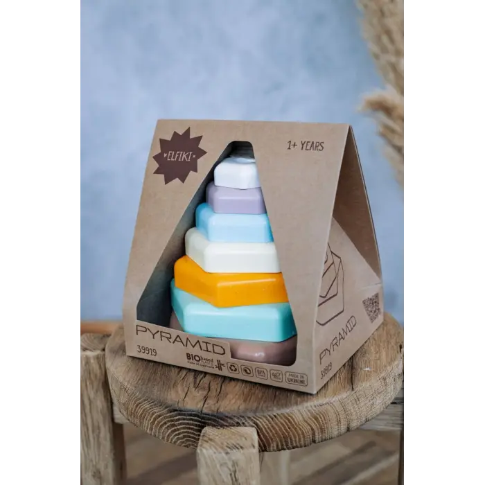 ECO Іграшка розвиваюча Пірамідка, ELFIKI