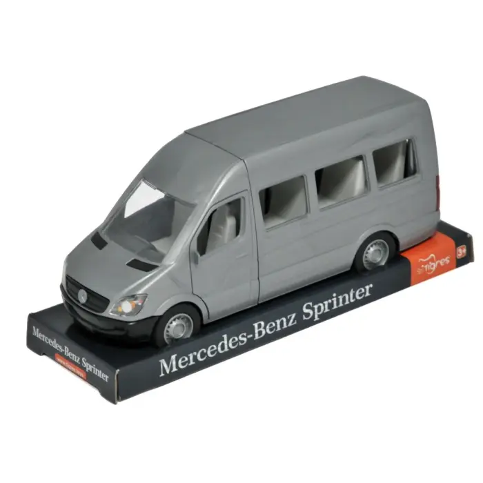 Автомобіль Mercedes-Benz Sprinter пасажирський (сірий) на планшетці, Tigres сірий