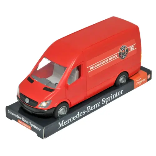 Автомобіль Mercedes-Benz Sprinter вантажний (червоний ) на планшетці