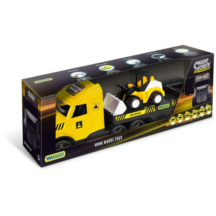 Вантажівка з бульдозером (Magic Truck Technic), 27 см