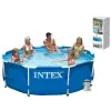 Intex Басейн каркасний об'єм: 4485л, розмір:305х76см, фільтр-насос 1250л/год, мережа 220-240В, вік 6+ років