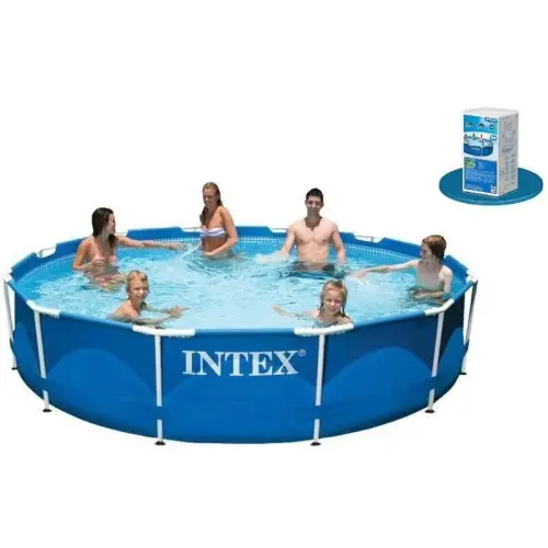 Intex Басейн каркас круглий, /6+років/, в коробці, 366*76см, 6,503 л