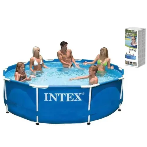 Intex Басейн каркасний об`єм: 4 485 л (90), розмір:305х76см, круглий, від 6+ років, в коробці