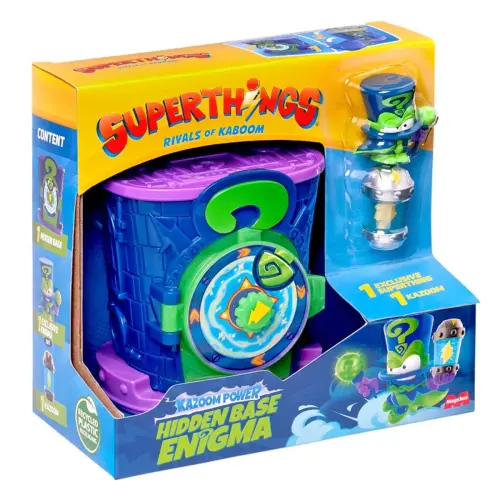 Игровой набор SUPERTHINGS серии "Kazoom Power" - СКРЫТАЯ БАЗА ЭНИГМА