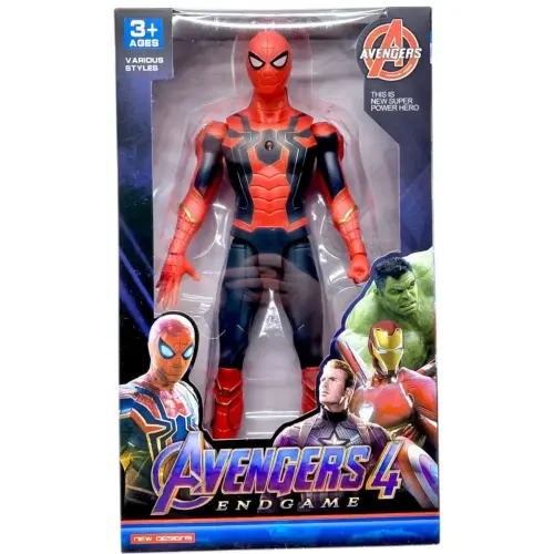 Уцінка. Герой MARVEL 26 см, підсвічування, в коробцІ (ЛЮДИНА-ПАВУК) Немає нижньої частини ноги