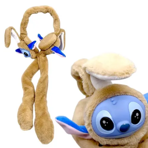 Уцінка. М’які вушка "STITCH" для дітей (БЕЖЕВИЙ) Погано працює одне вушко