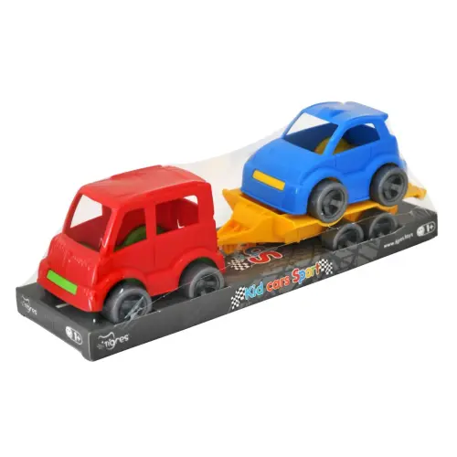Набір авто Kid cars Sport 3 ел. на планшетці (автобус + гольф)