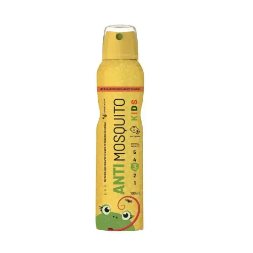Аерозоль від комарів (та кровосисних комах) "Anti Mosquito Kids" Для дітей від 3-х років, 100мл