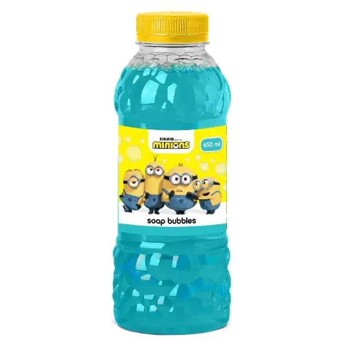 Уцінка. Мильний розчин "Посіпаки / Minions" (450 мл) Відкрита кришка