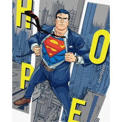 Картина за номерами - Superman \ Супермен: Hope ©Warner Bros.