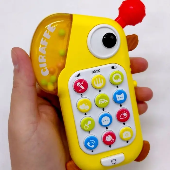 Игрушечный мобильный телефон, музыкальный (САЛАТОВЫЙ)