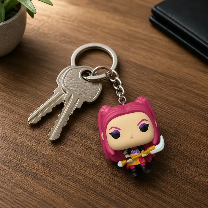 ИГРОВАЯ ФИГУРКА НА КЛИПСЕ FUNKO POP! СЕРИИ "КЕЙПОП-ОХОТНИКИ НА ДЕМОНОВ" K-POP - МИРА