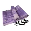 Килимок для йоги та фітнеса EasyFit s-EVA Mat 8 мм Фіолетовий