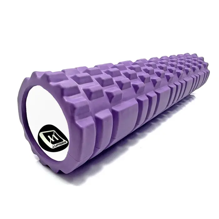 Масажний ролер EasyFit Grid Roller 60 см v.3.1 фіолетовий